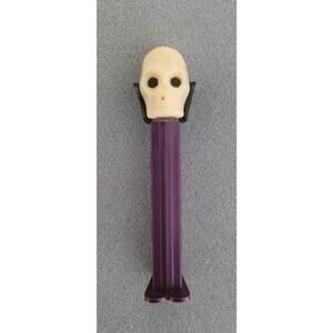 PEZ Skull/Dr Skull Purple Halloween Dispenser - Vintage/1991!!